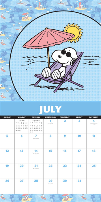 Peanuts Snoopy 2026 Square Wall Calendar