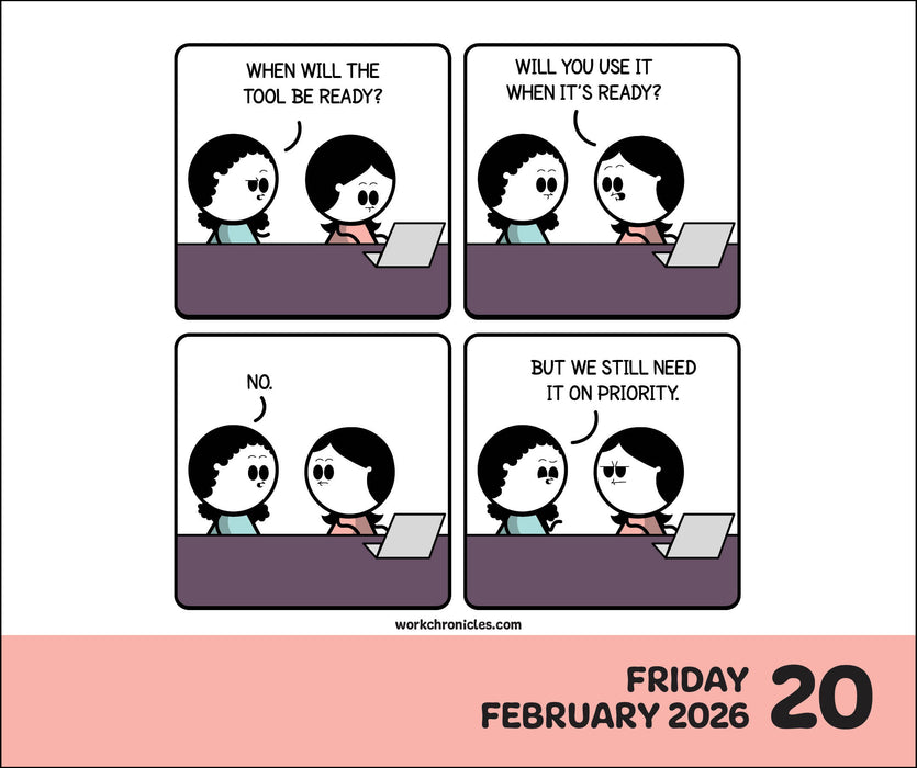 Work Chronicles 2026 Page-A-Day Calendar