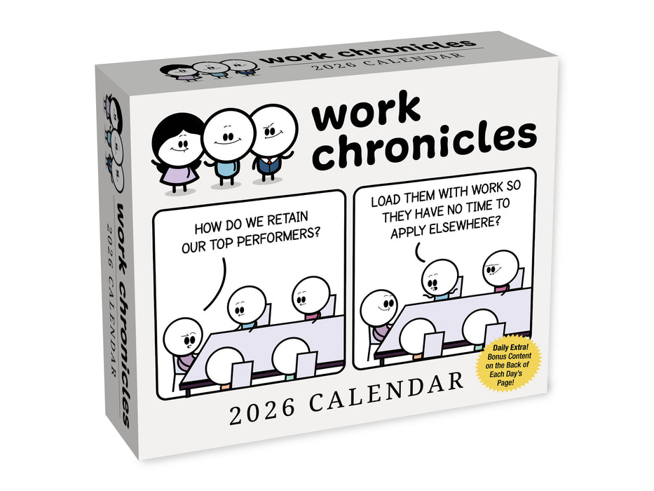 Work Chronicles 2026 Page-A-Day Calendar