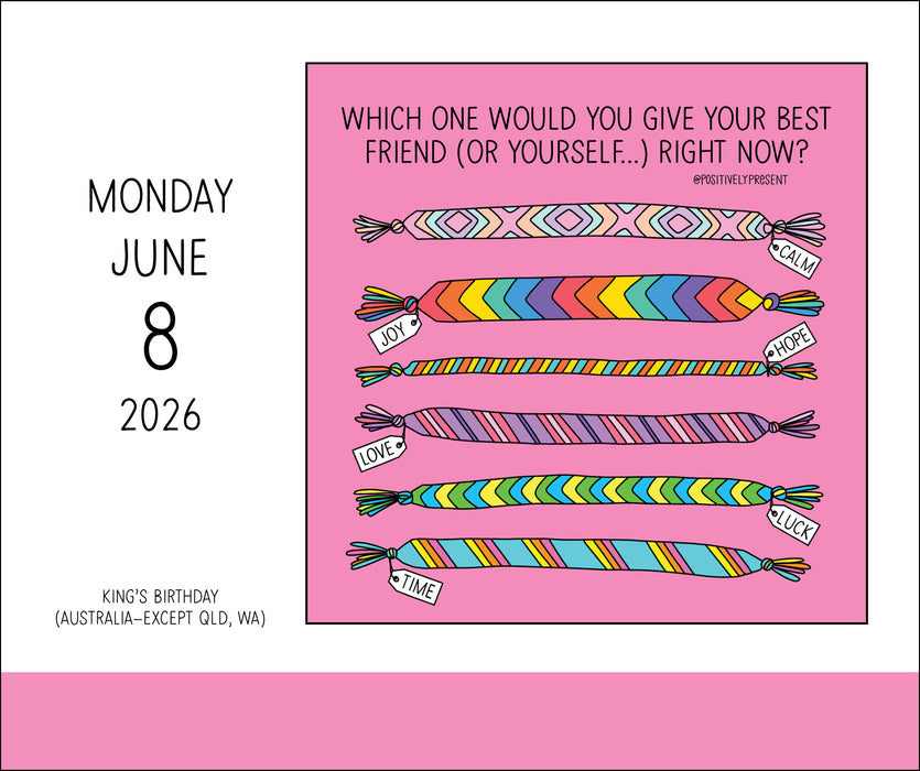 Positively Present 2026 Page-A-Day Calendar