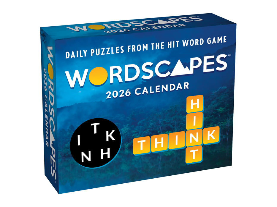 Wordscapes Puzzle Fun 2026 Page-A-Day Calendar