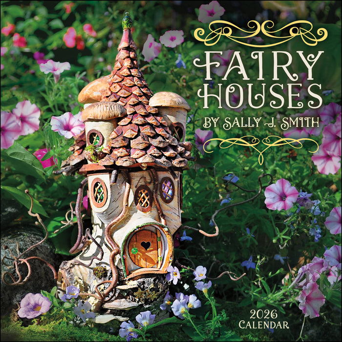 Fairy Houses 2026 Square Wall Calendar (Online Exclusive)
