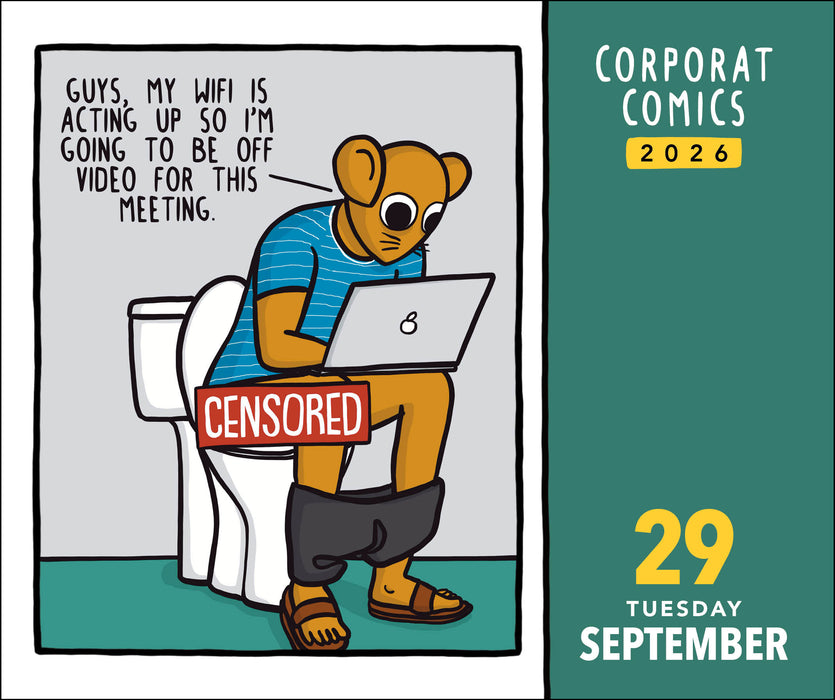 Corporat Comics 2026 Page-A-Day Calendar