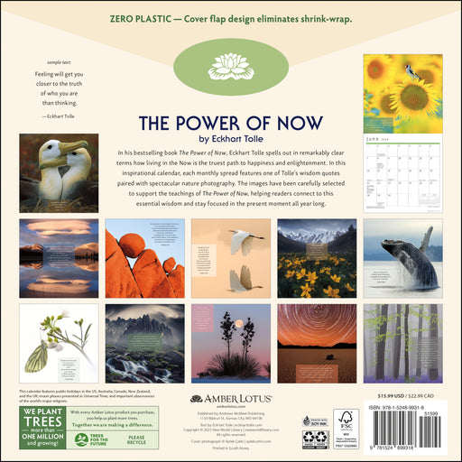 Power of Now 2026 Square Wall Calendar (Online Exclusive)