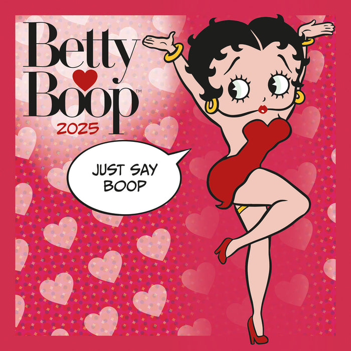 2025 Betty Boop USA Illustrated Mini Wall Calendar