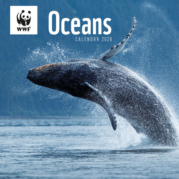 WWF Oceans 2026 Square Wall Calendar