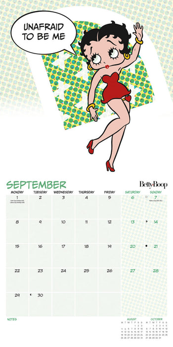 2025 Betty Boop Wall Calendar