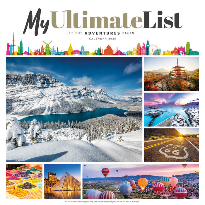 2025 My Ultimate List Wall Calendar