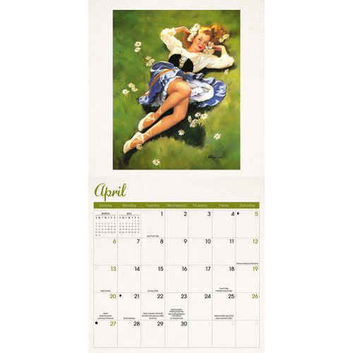 2025 Pin Up Girls Mini Wall Calendar