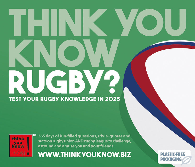 2025 Think You Know Rugby Page-A-Day Calendar