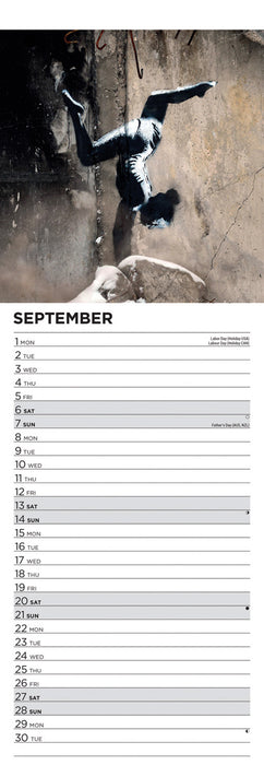 2025 If Graffiti Changed Anything Slimline Wall Calendar