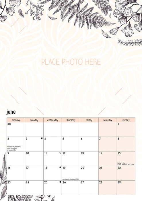 2025 Your Family Photos Wall Calendar