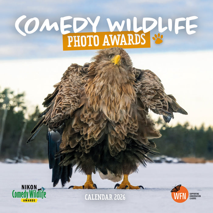 Comedy Wildlife Photography Awards 2026 Square Wall Calendar