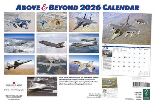 Above and Beyond 2026 Large Wall Calendar