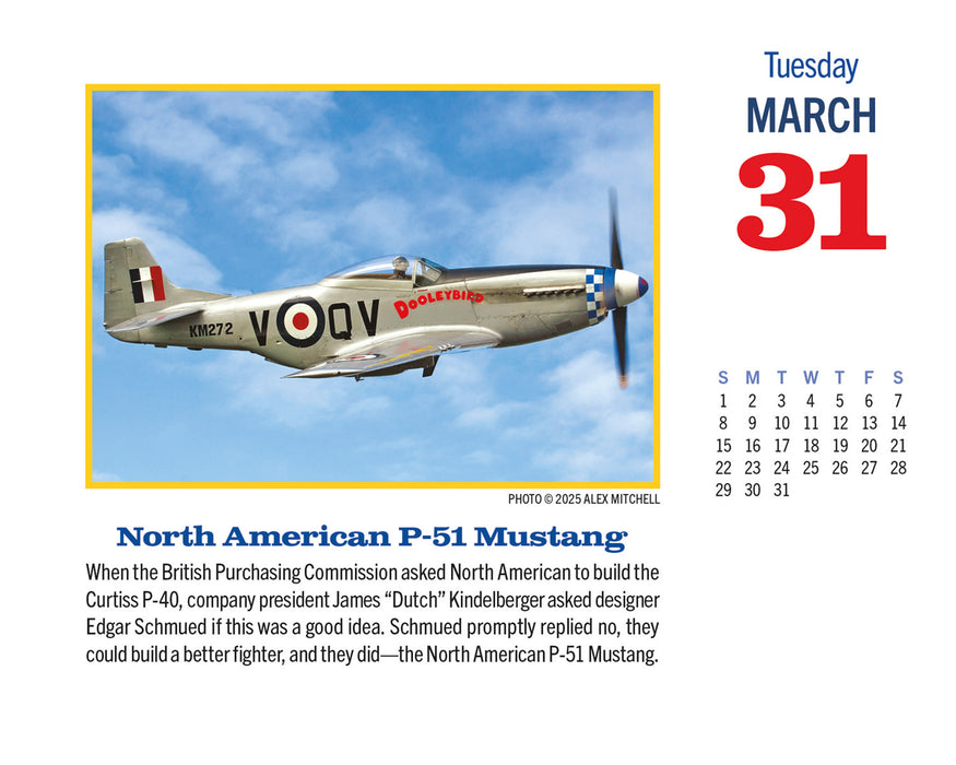 Golden Age of Flight 2026 Page-A-Day Calendar