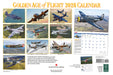 Golden Age of Flight 2026 Large Wall Calendar