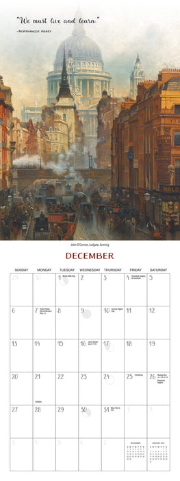 Jane Austen 2026 A4 Wall Calendar