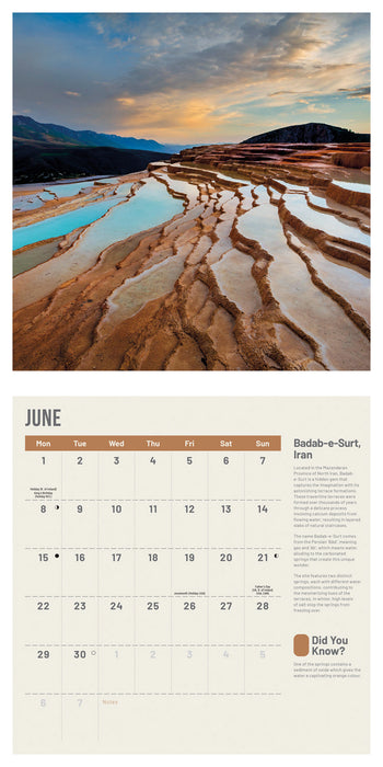 Amazing Planet 2026 Square Wall Calendar