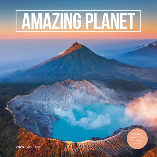 Amazing Planet 2026 Square Wall Calendar
