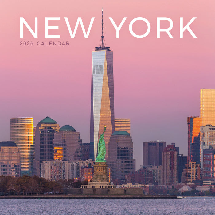 New York 2026 Mini Wall Calendar
