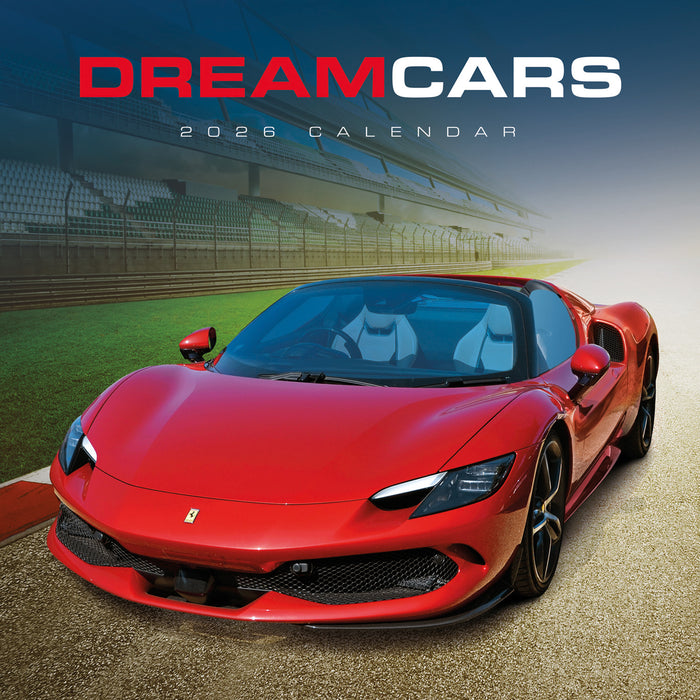 Dream Cars  2026 Square Wall Calendar