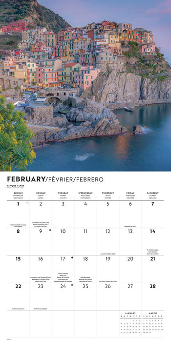 Italia 2026 Square Wall Calendar