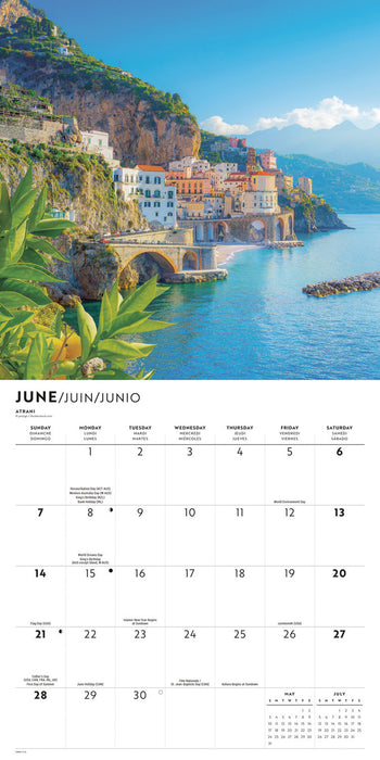 Italia 2026 Square Wall Calendar