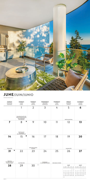 On the Porch 2026 Square Wall Calendar