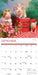 Pigs Playful 2026 Square Wall Calendar