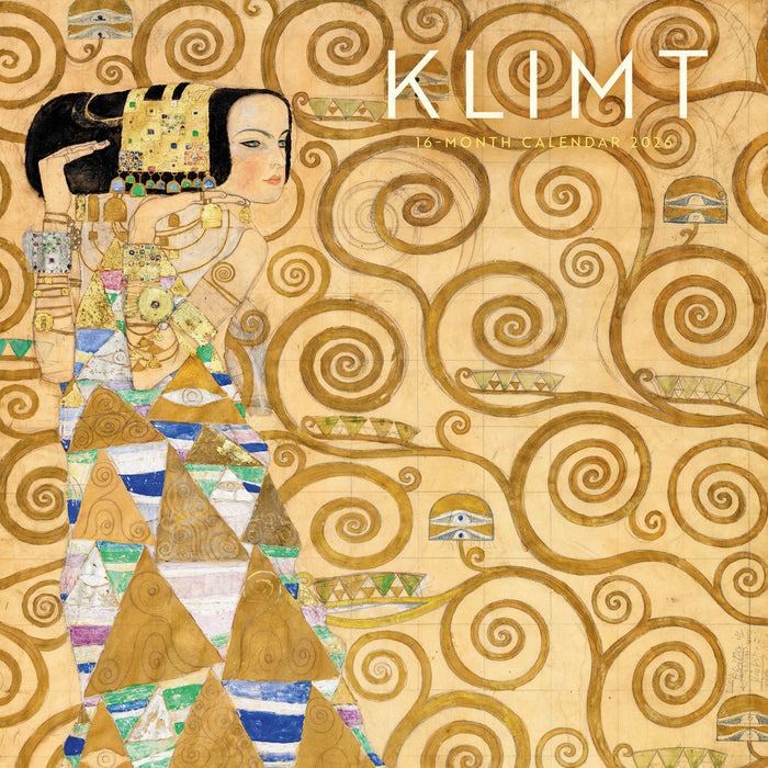 Klimt 2026 Square Wall Calendar