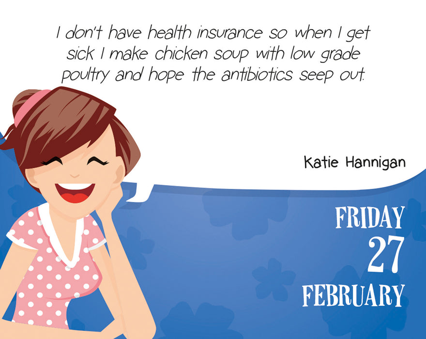 Womens Wit 2026 Mini Page-A-Day Calendar