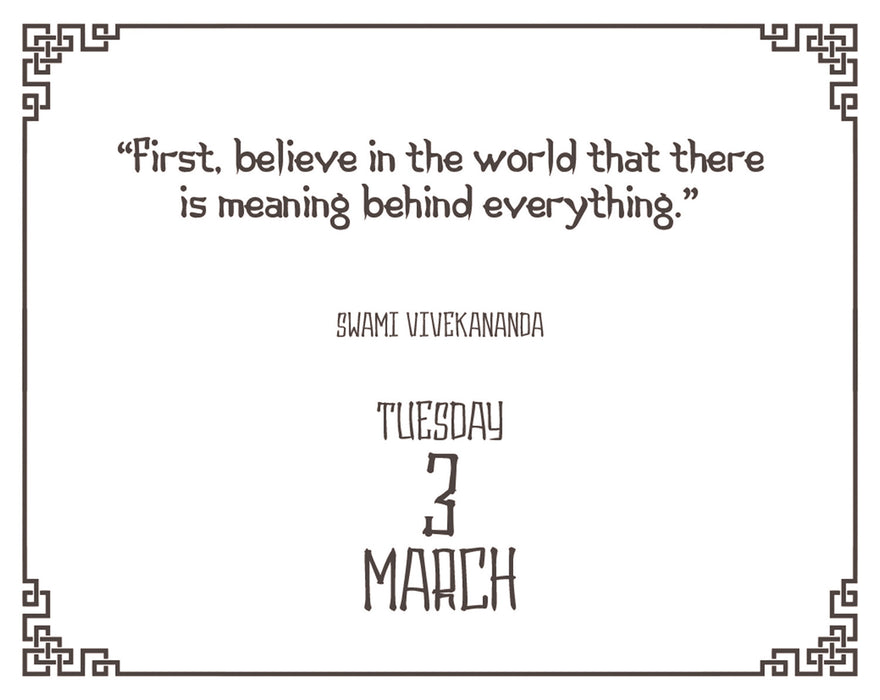 Wisdom of the East 2026 Mini Page-A-Day Calendar
