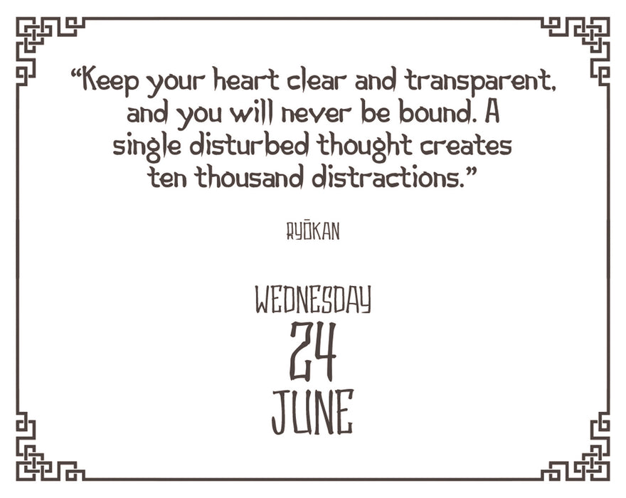 Wisdom of the East 2026 Mini Page-A-Day Calendar