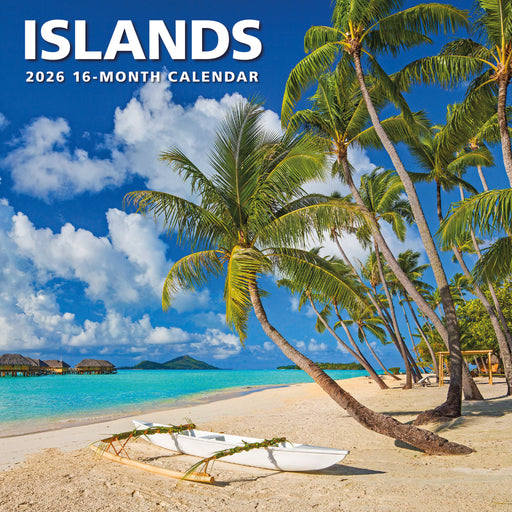Islands 2026 Square Wall Calendar