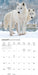 Wolves 2026 Square Wall Calendar