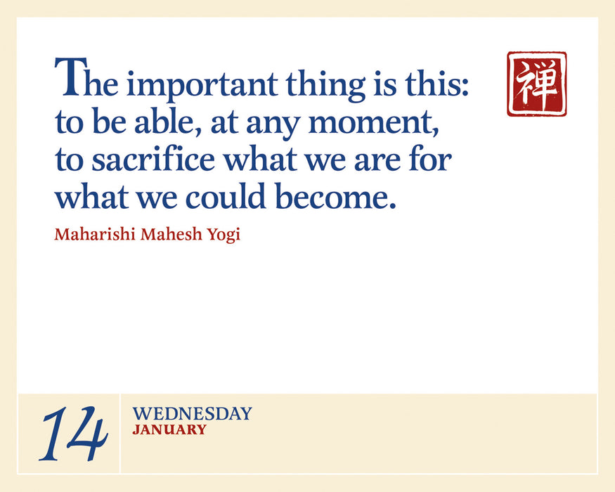 Daily Zen 2026 Page-A-Day Calendar