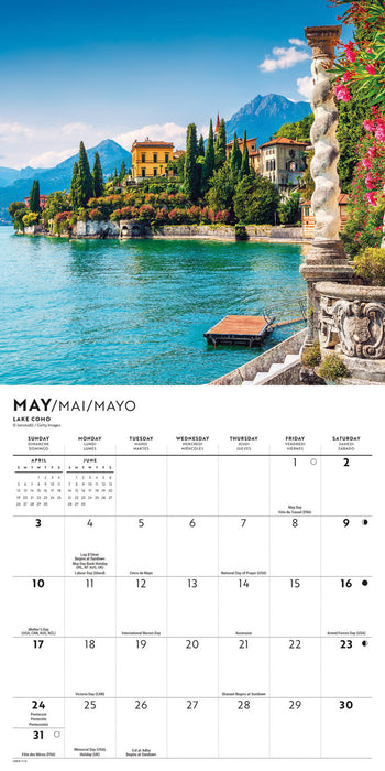 Italy 2026 Mini Wall Calendar