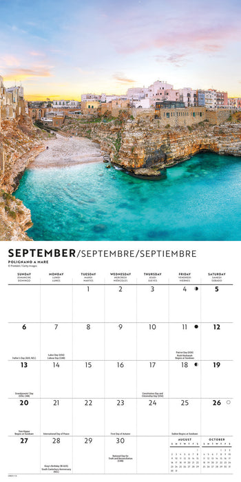 Italy 2026 Mini Wall Calendar