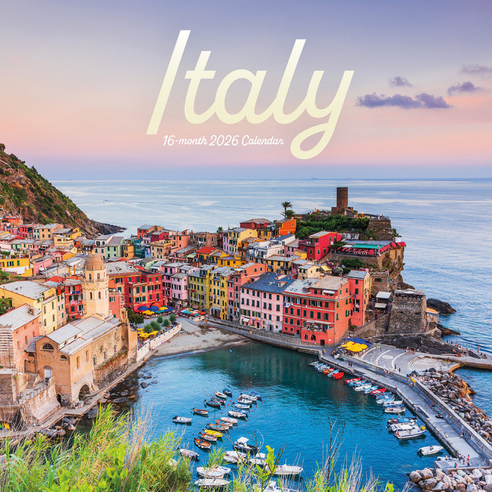 Italy 2026 Mini Wall Calendar