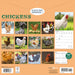 Chickens 2026 Square Wall Calendar