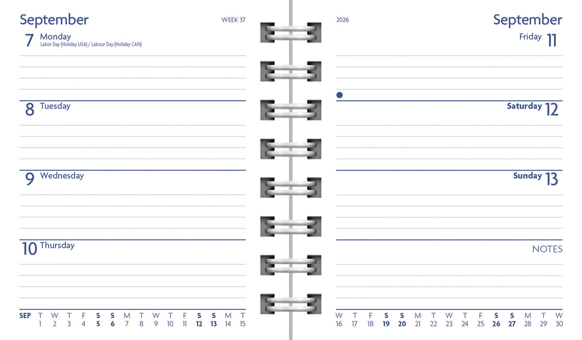 Fashion Diary Pretty Flowers 2026 Pocket Diary