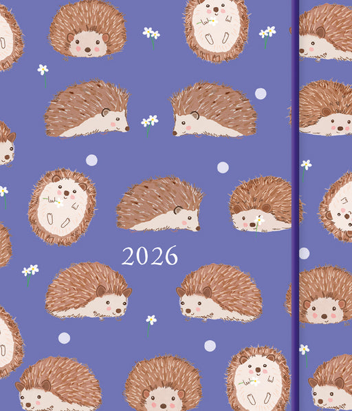 Fashion Diary Hedgehog Pattern 2026 Pocket Diary