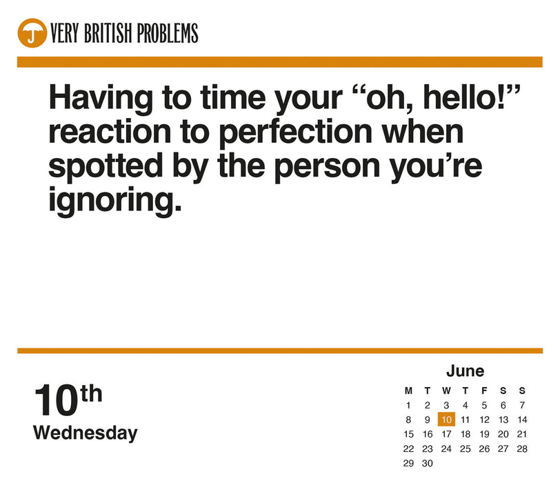 Very British Problems 2026 Page-A-Day Calendar