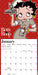 Betty Boop 2026 Square Wall Calendar