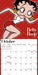 Betty Boop 2026 Square Wall Calendar