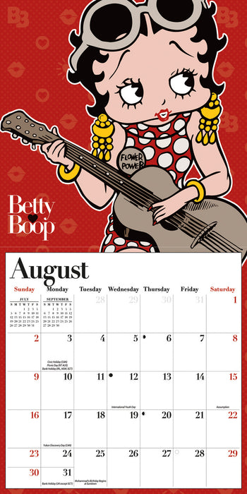 Betty Boop 2026 Mini Wall Calendar