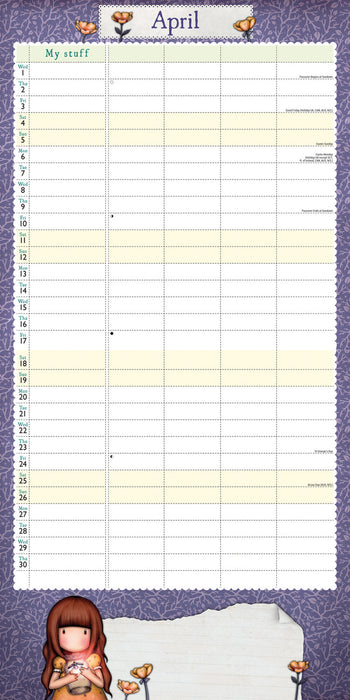 Gorjuss 2026 Square Wall Calendar