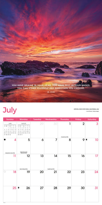 Motivation 2027 Square Wall Calendar