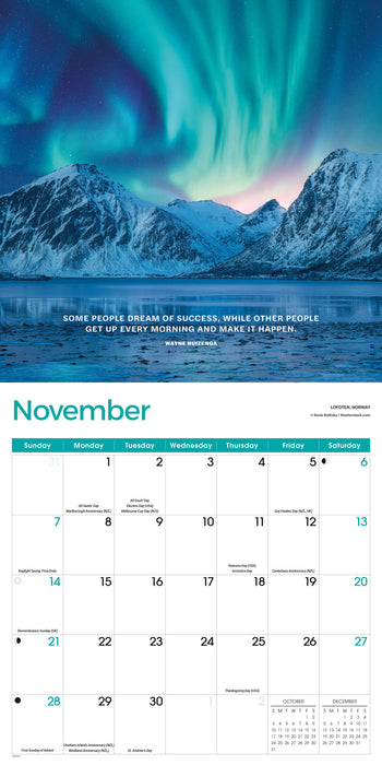 Motivation 2027 Square Wall Calendar