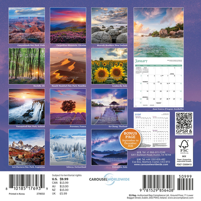 Psalms 2027 Mini Wall Calendar